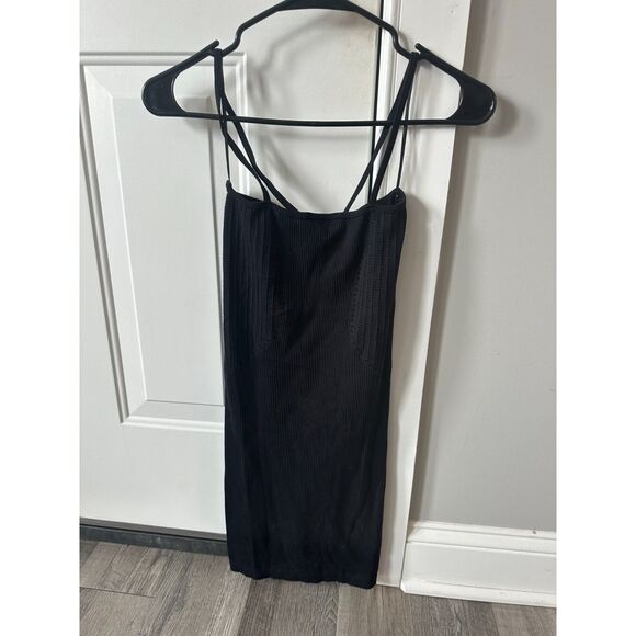 NWT Zara Ribbed Limitless Contour Collection Mini Dress - Picture 5 of 5